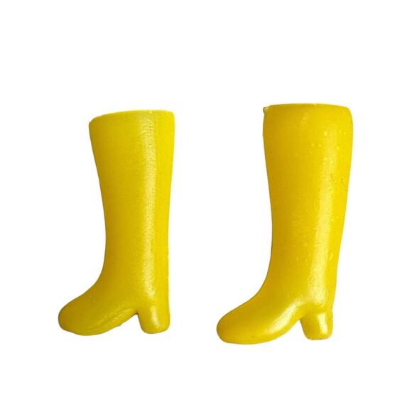 Vtg Fashion Doll Boots High Heel Lot Hard Plastic - Picture 4 of 6